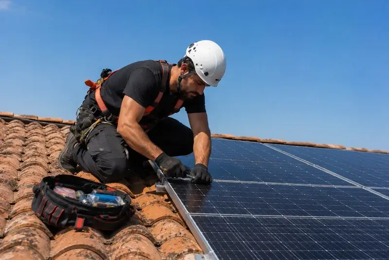 Maintenance et monitoring de panneaux solaires à Meillac