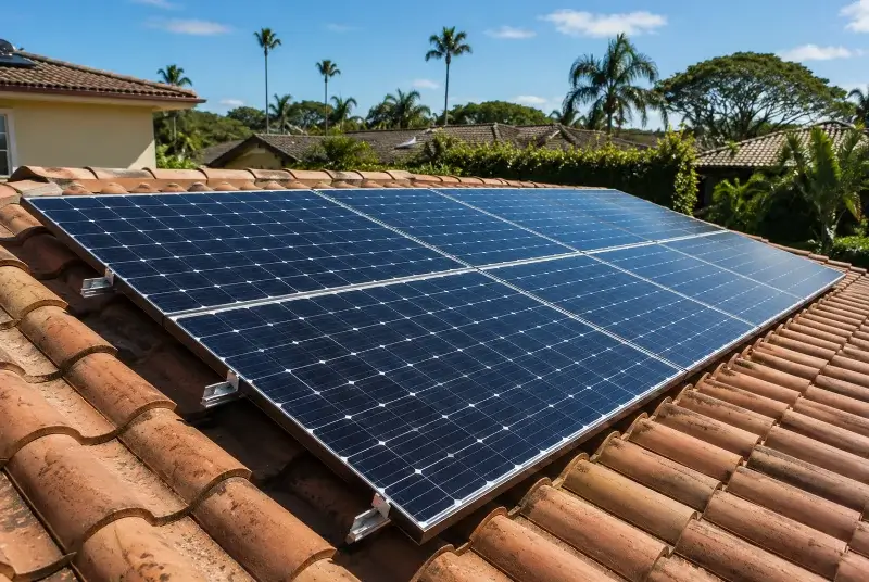 Installation de panneaux solaires à Meillac